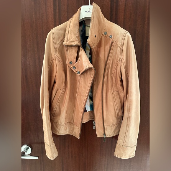 Camel 100% leather jacket by Ted Baker - Picture 10 of 16